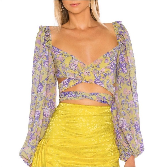 For Love And Lemons Tops - For Love and Lemons TopMaui Wrap Top